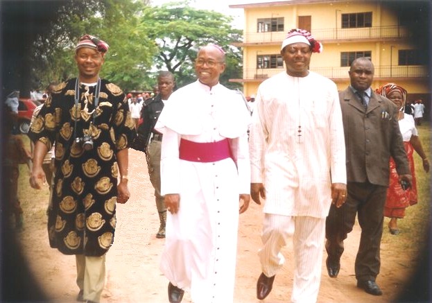 Igbo Heritage Foundation President with AJV Obinna, and Itanyi