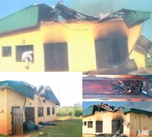 BNW Anambra Violence - Ngige's Burned Office