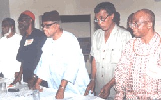 Anthony Enahoro, Beko Ransom-Kuti and other PRONACO members