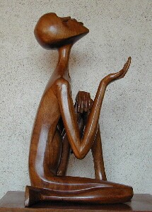 Biafran Child Sculpture