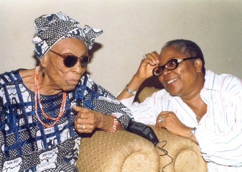 Chief Margaret Ekpo and Onyeka Onwenu