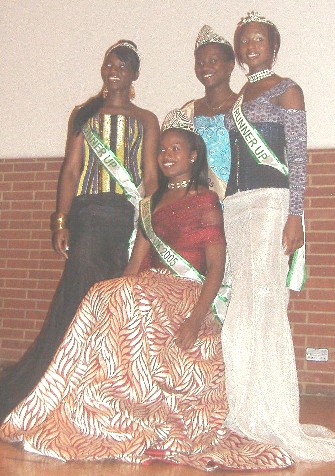 MBNG-UK, Flanked by Runners up and Ms. Ghana, UK