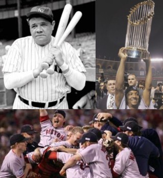 BNW Babe Ruth and the Boston Red Sox, 2004 World Series Champions