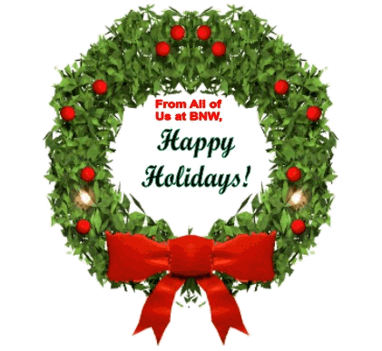 From all of us at BNW, Happy Holidays!