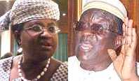 Ngozi Okonjo-Iweala and Gani Fawehinmi