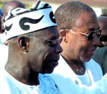 Obasanjo and Charles Taylor