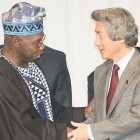 BNW Obasanjo and Japan's PM Junichiro Koizumi
