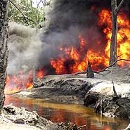 BNW Oil Pipeline Blaze