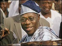 Nigerian President Olusegun Obasanjo