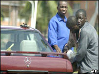Black market fuel along the road side in Lagos 