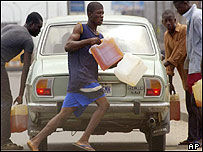 Petrol traders in Lagos 