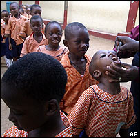 Taking the vaccine in Lagos 