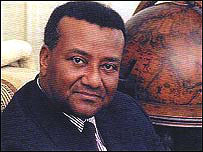Togolese opposition leader Gilchrist Olympio 