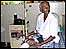 Injured man in Karapitiy Hospital, Sri Lanka
